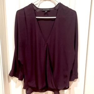 Banana Republic Dark Purple Dolman Blouse